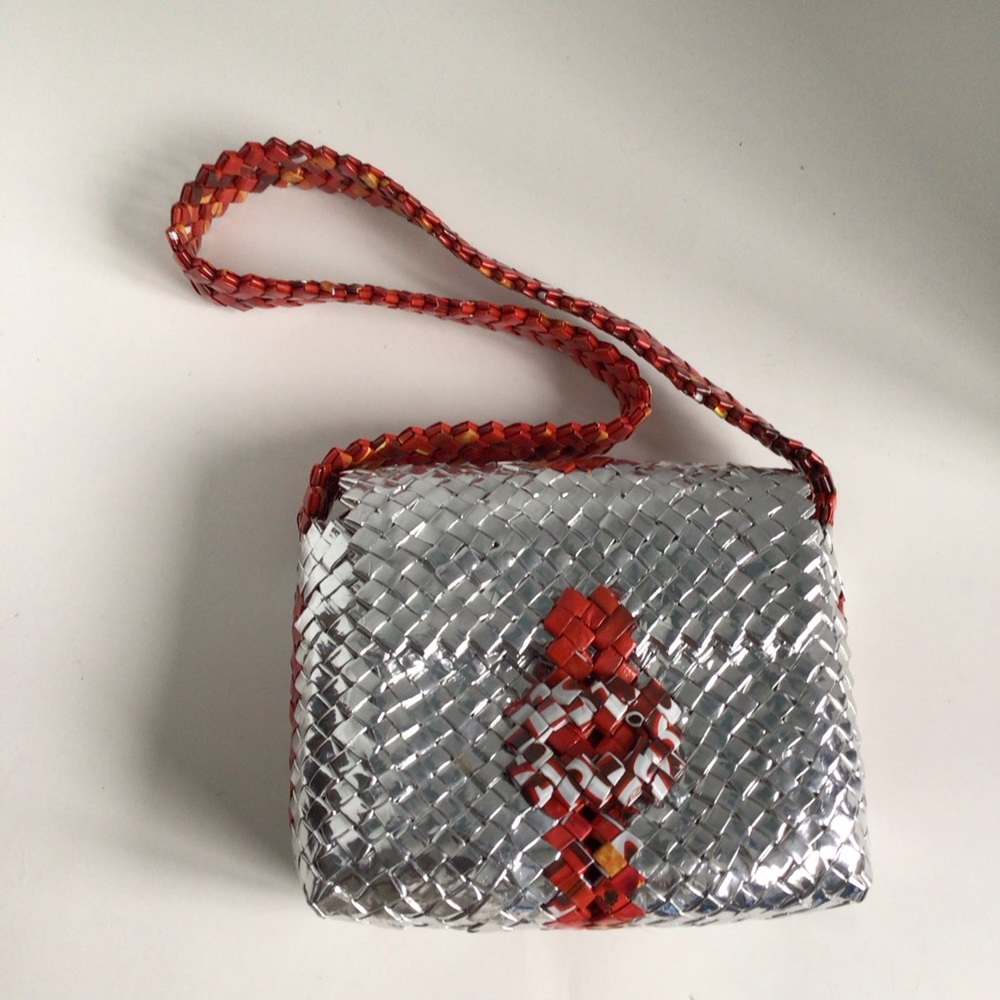 Recycled woven foil Chips wrappers bag